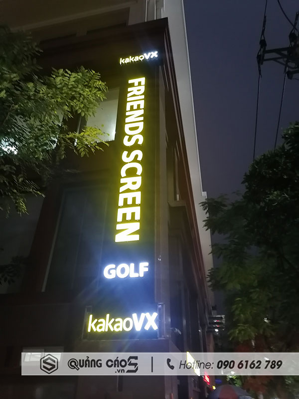 Làm biển quảng cáo KakaoVX tại Văn Cao Hải Phòng