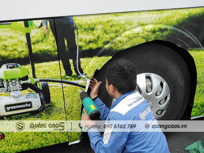 Dán decal xe ô tô cho công ty GreenWork tại KCN Tràng Duệ Hải Phòng Dán decal xe ô tô cho công ty GreenWork tại KCN Tràng Duệ Hải Phòng