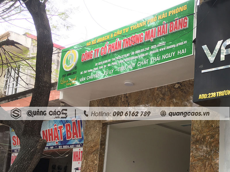 Làm bảng hiệu Alu công ty Hải Đăng Làm bảng hiệu Alu công ty Hải Đăng