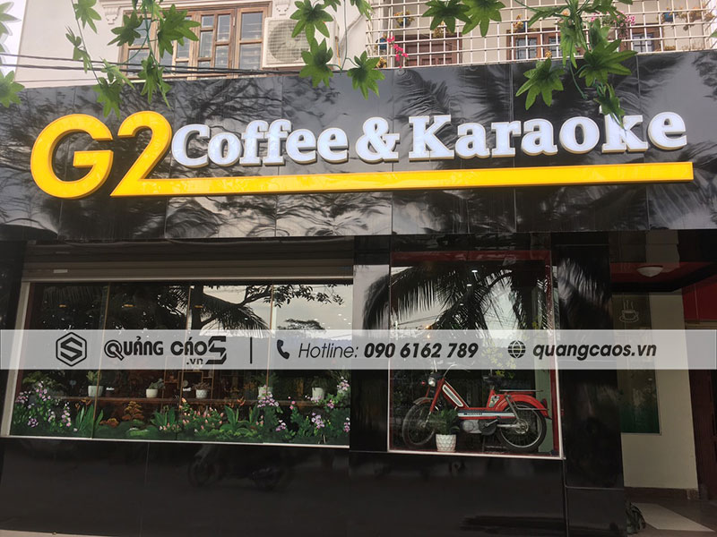 Biển quảng cáo G2 Coffee - Thị trấn Tiên Lãng, Hải Phòng