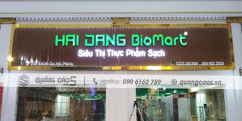 Thi công biển quảng cáo tại đường Đà Nẵng Hải Phòng Thi công biển quảng cáo tại đường Đà Nẵng Hải Phòng