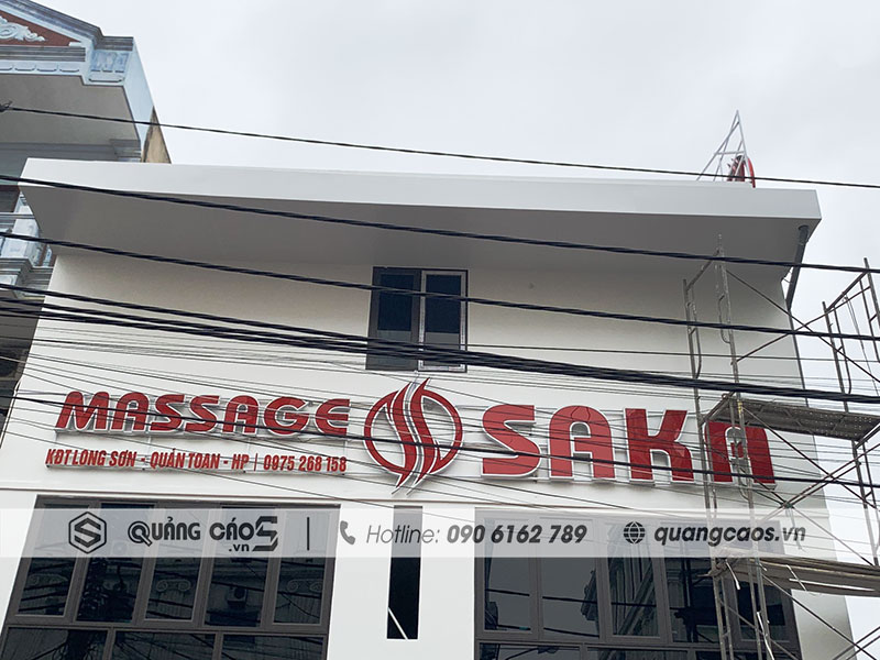 Làm biển quảng cáo Massage Osaka