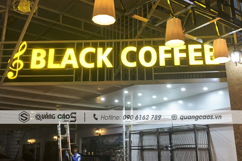 Biển quảng cáo Black Coffee