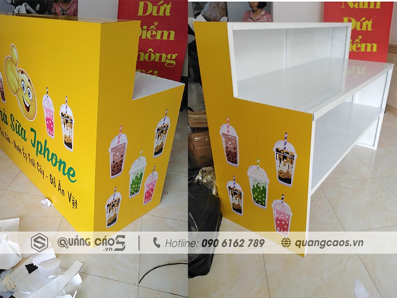 Kệ bán hàng Trà Sữa Kệ bán hàng Trà Sữa