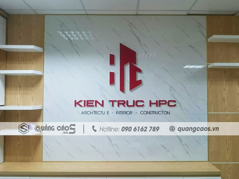 Vách logo công ty Kiến Trúc HPC tại Hải Phòng Vách logo công ty Kiến Trúc HPC tại Hải Phòng