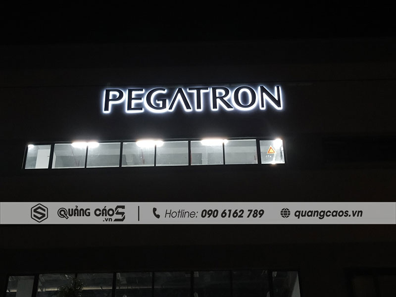 Bộ chữ quảng cáo công ty Pegatron Hải Phòng
