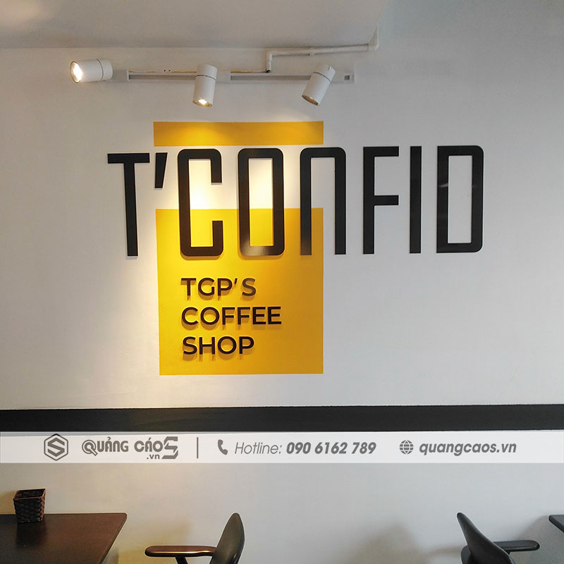 Vách quảng cáo T'CONFID COFFEE tại Lê Hồng Phong Hải Phòng