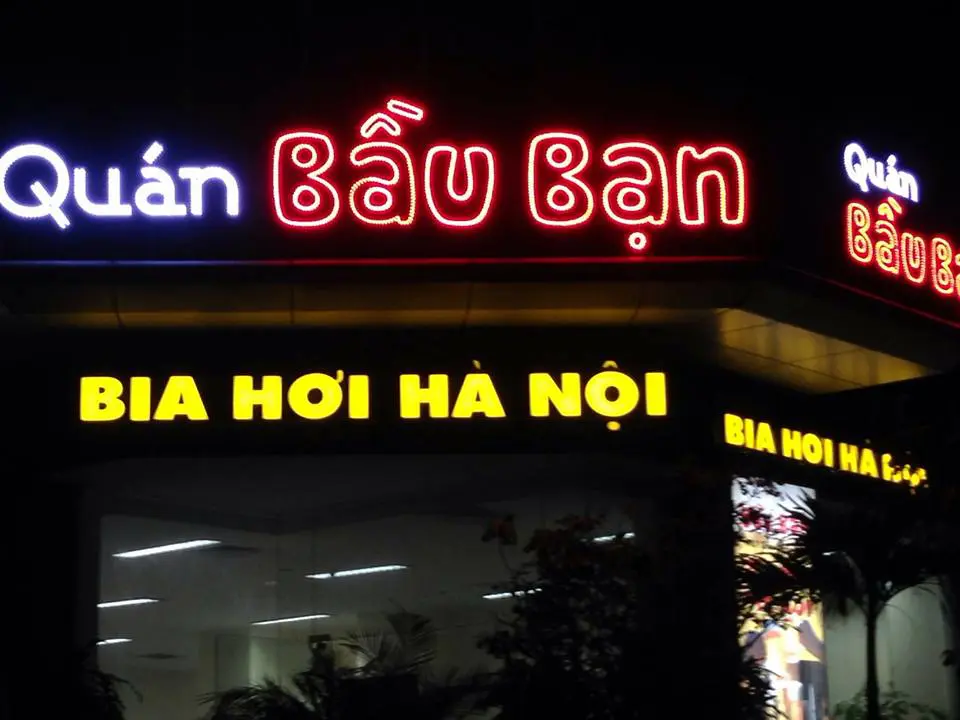 Mẫu bảng hiệu quán ăn thông dụng