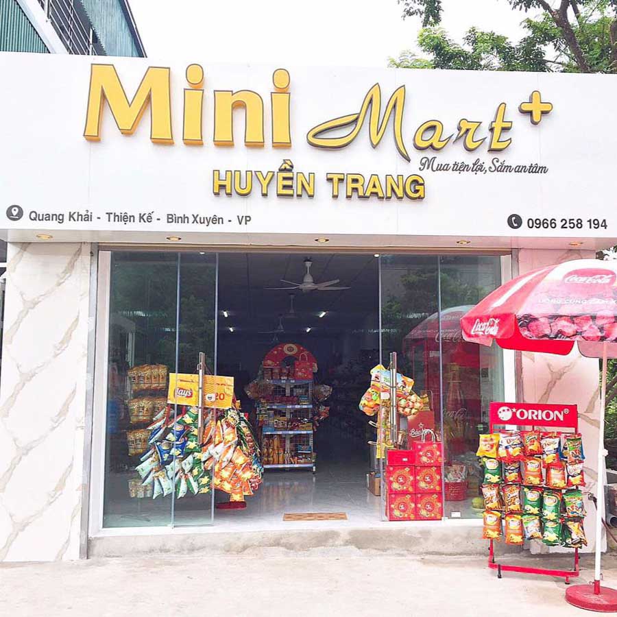 mẫu biển quảng cáo đẹp cho tạp hóa