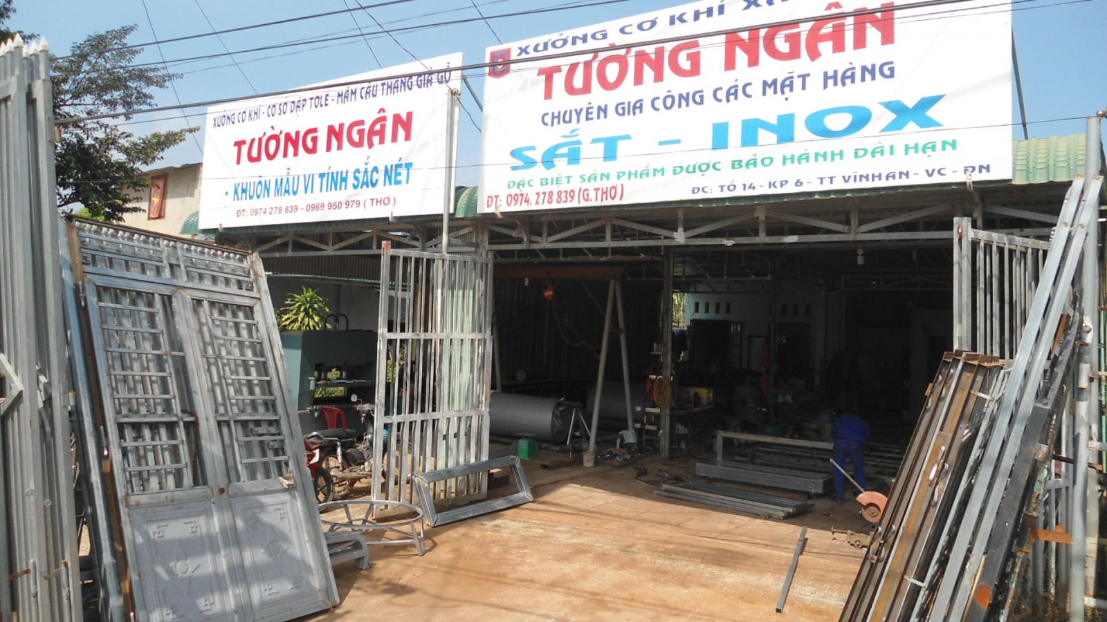 Một số mẫu biển quảng cáo Xưởng cơ khí thông dụng - DKTECH - Công ty Làm biển quảng cáo chuyên nghiệp tại Hà Nội
