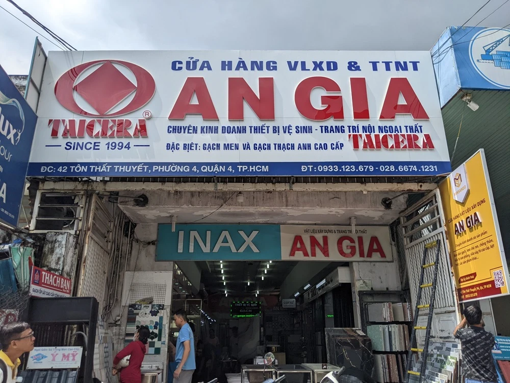 Cửa hàng vật liệu xây dựng An Gia - Minsando
