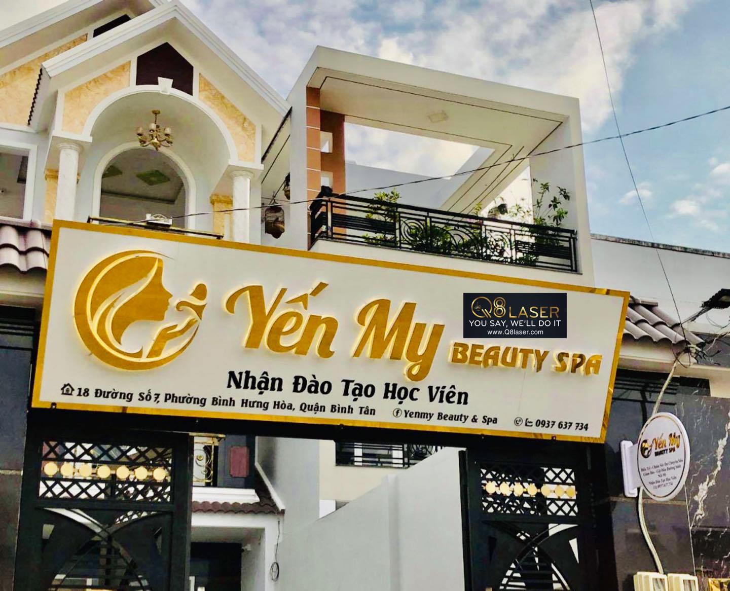 biển bạt quảng cáo spa