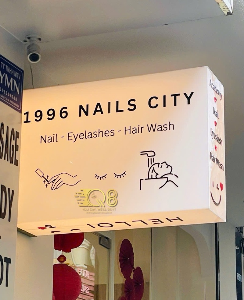50+ Mẫu bảng hiệu nail đứng, biển tiệm nail nhỏ đẹp