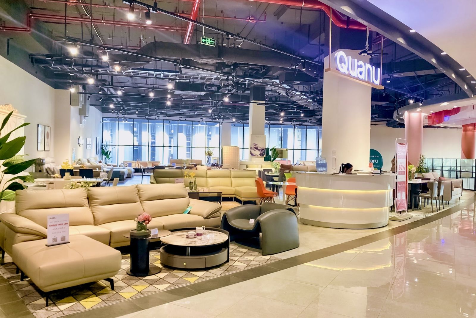 Nội thất nhập khẩu Quanu - Showroom nội thất Hải Phòng - Nội thất xanh