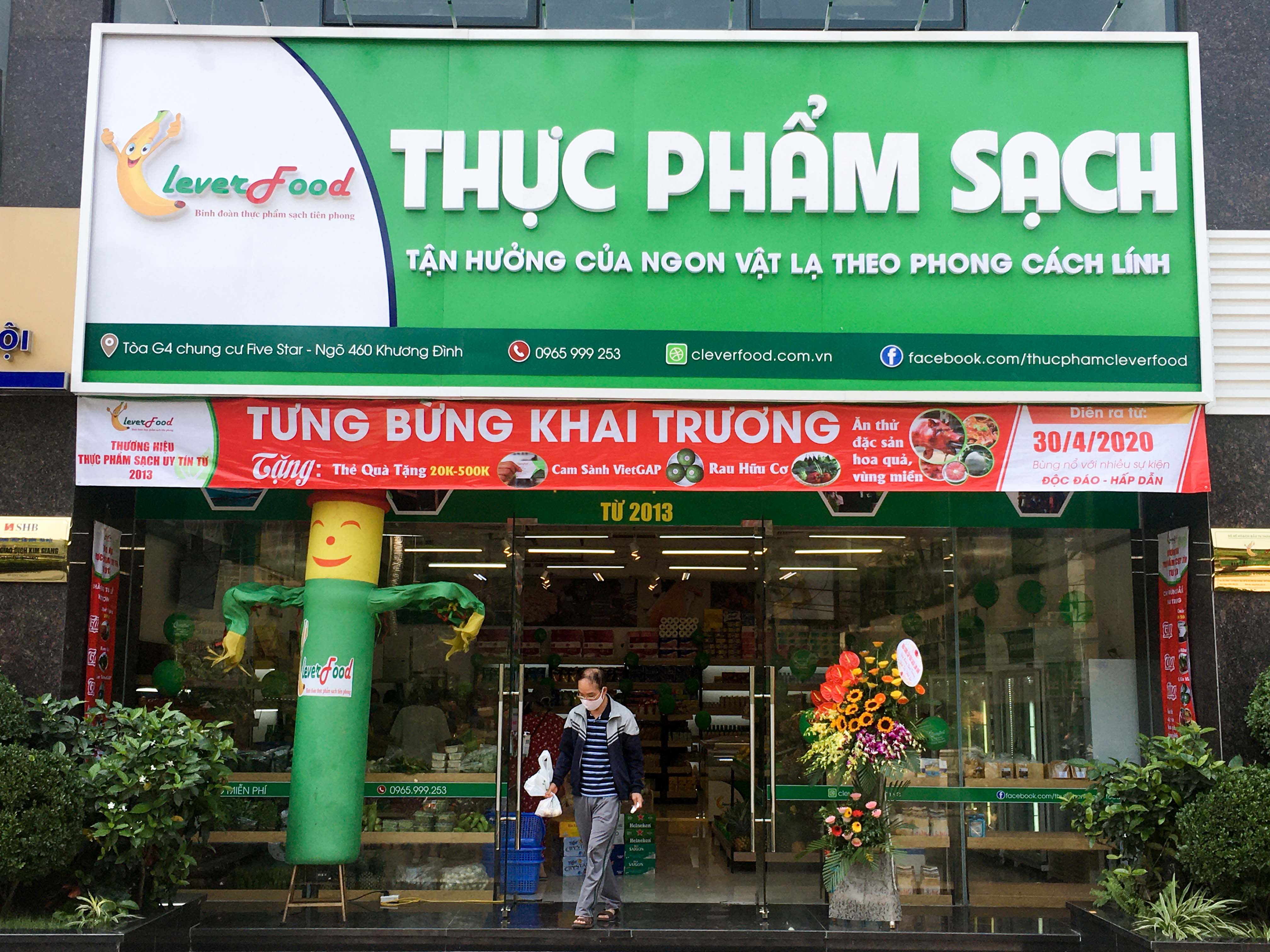 Danh sách các cửa hàng thực phẩm sạch CleverFood | CleverFood - Binh đoàn thực phẩm sạch tiên phong