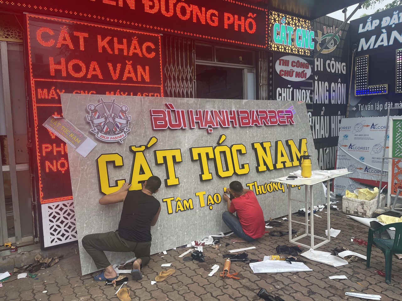 BIỂN QUẢNG CÁO TÓC TẠI HẢI DƯƠNG | BIỂN HIỆU SALON TÓC HẢI DƯƠNG