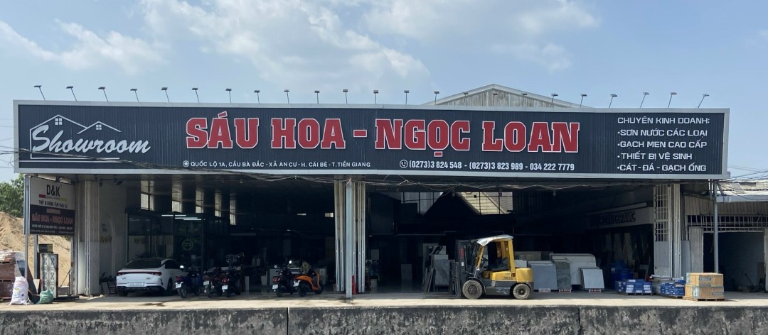 Cửa hàng VLXD Sáu Hoa - Ngọc Loan, nơi lựa chọn tin cậy của các nhà thầu