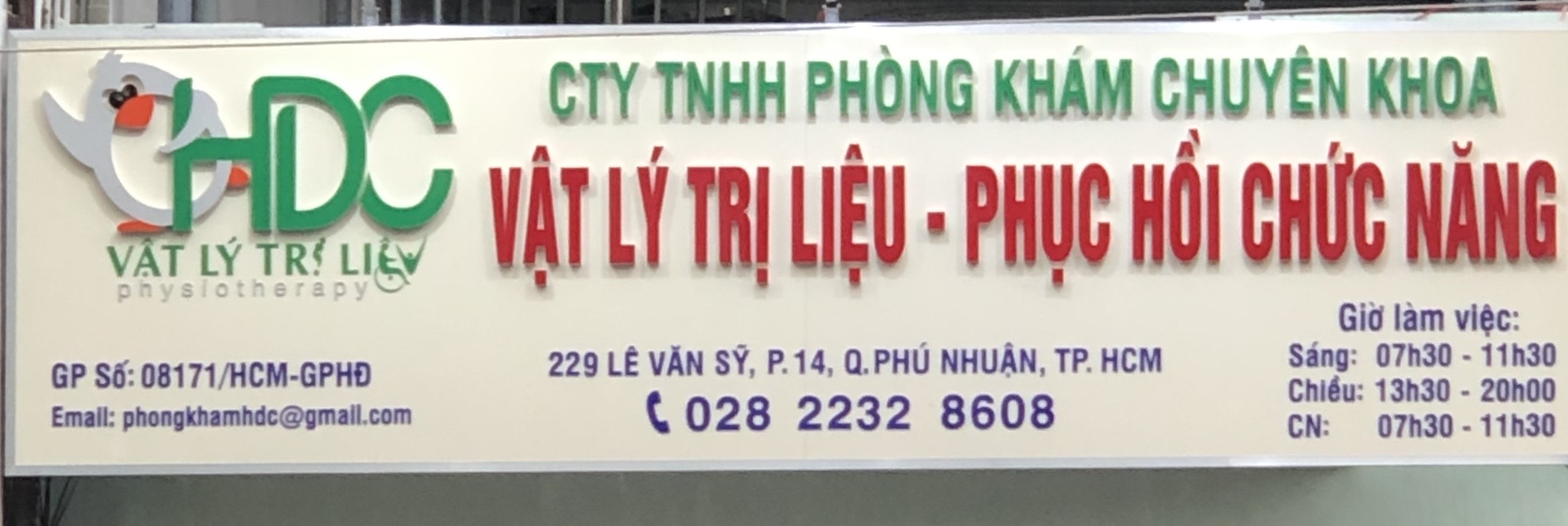 bảng hiệu phòng khám