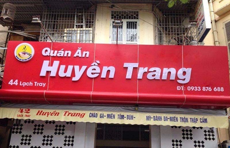 Biển quảng cáo quán ăn sáng