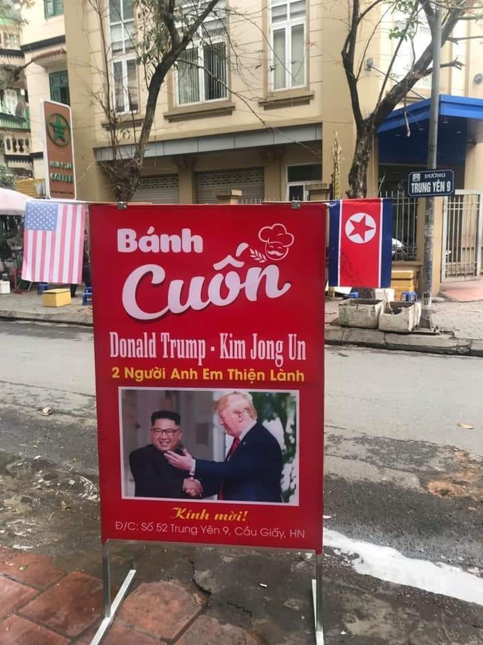 Thiết kế biển quảng cáo bánh cuốn