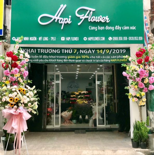 bảng hiệu shop hoa tươi