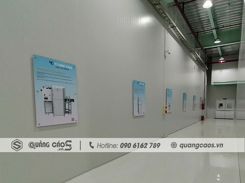 Bảng dưới xưởng công ty YJ Link - KCN An Dương Hải Phòng