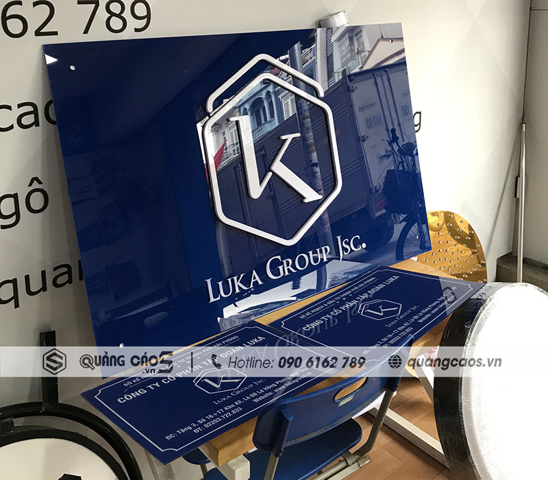 Biển quảng cáo mica Biển quảng cáo mica