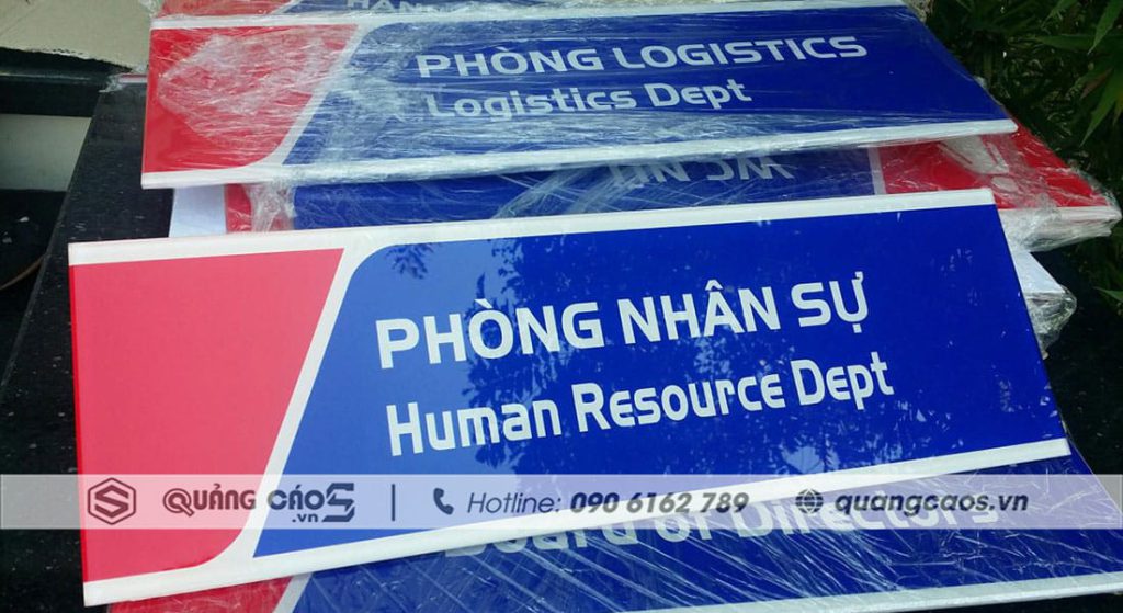 Biển phòng ban công ty