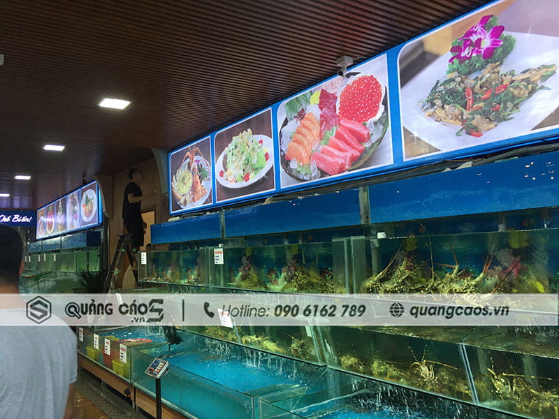 Hệ thống biển quảng cáo Nhà Hàng Hải Sản Hệ thống biển quảng cáo Nhà Hàng Hải Sản