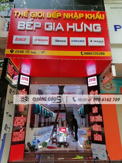 Thi công biển quảng cáo tại Tô Hiệu Hải Phòng