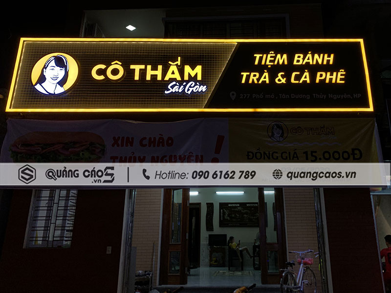 Làm biển quảng cáo Cô Thắm Sài Gòn Thủy Nguyên Hải Phòng Làm biển quảng cáo Cô Thắm Sài Gòn Thủy Nguyên Hải Phòng