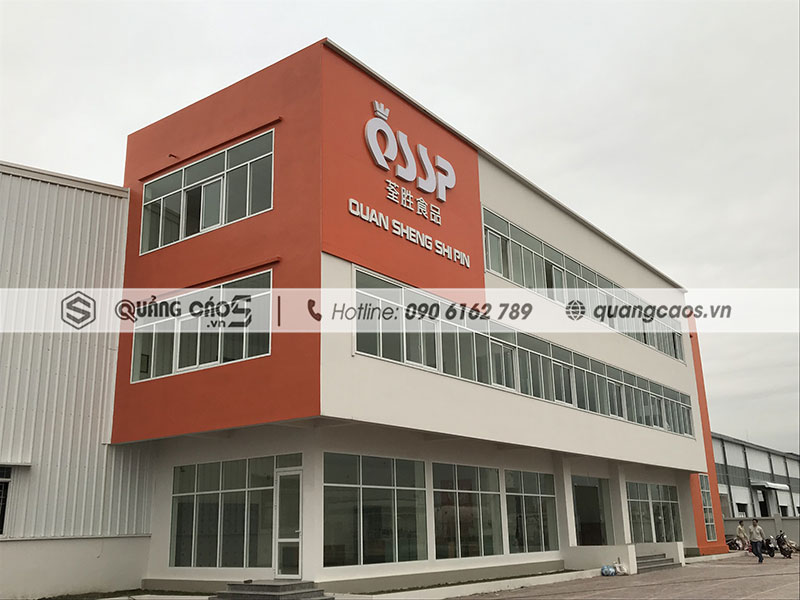 Làm biển quảng cáo công ty QSSP Tràng Duệ Hải Phòng