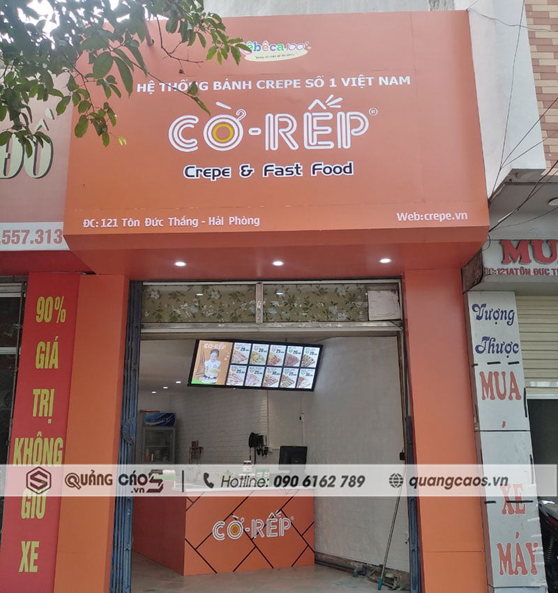 Biển quảng cáo Cờ Rếp - 121 Tôn Đức Thắng, Hải Phòng