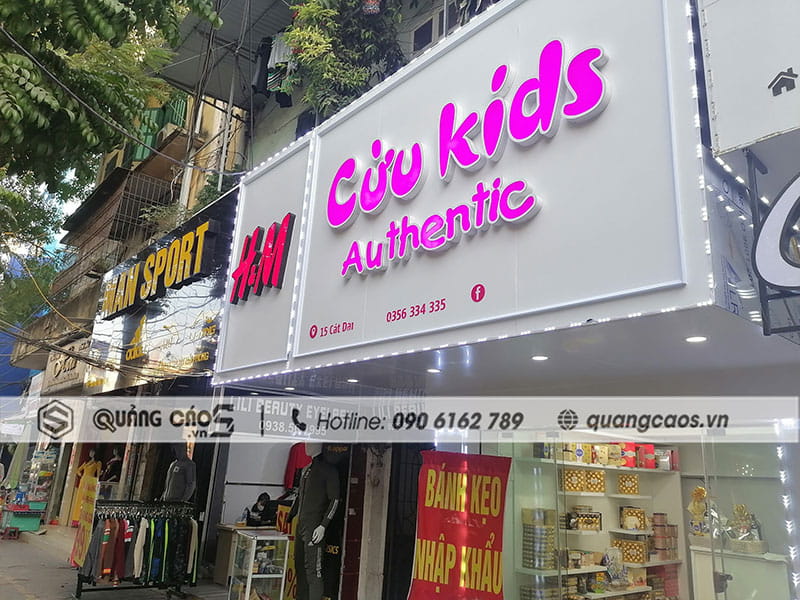 Làm biển quảng cáo Hải Phòng - Cừu Kid