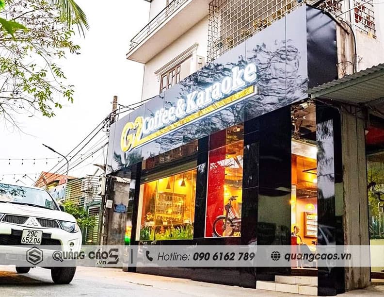 Làm biển quảng cáo G2 Coffee tại Tiên Lãng Hải Phòng Làm biển quảng cáo G2 Coffee tại Tiên Lãng Hải Phòng