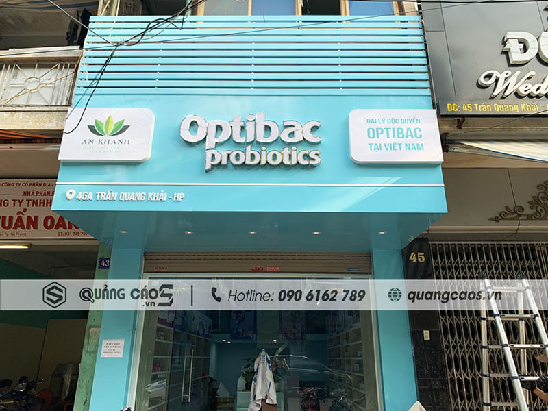 Thi công biển quảng cáo OPTIBAC tại đường Trần Quang Khải Hải Phòng Thi công biển quảng cáo OPTIBAC tại đường Trần Quang Khải Hải Phòng