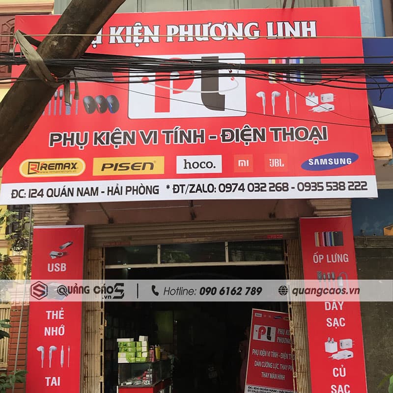 Biển quảng cáo Phụ Kiện Phương Linh - 124 Quán Nam, Hải Phòng