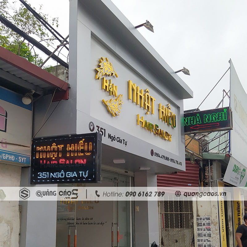 Biển quảng cáo Nhật Hiếu Hair Salon Biển quảng cáo Nhật Hiếu Hair Salon