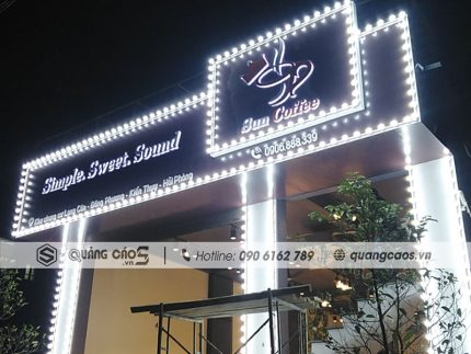 Biển quảng cáo - Sun Coffee - Kiến Thuỵ, Hải Phòng
