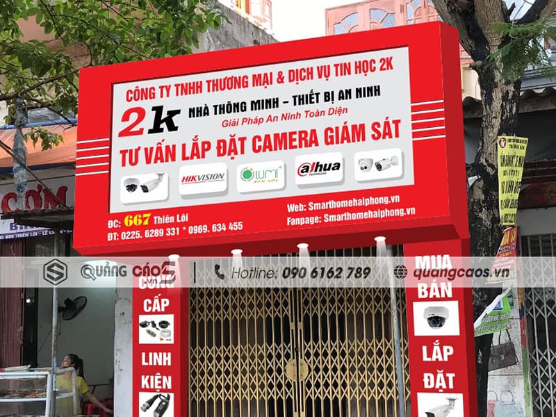 Biển quảng cáo Công ty 2K