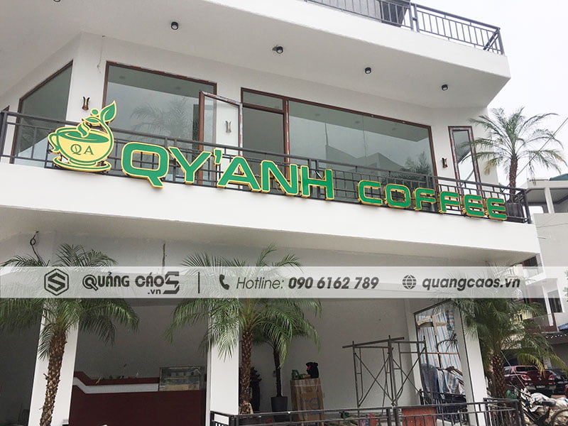 Biển quảng cáo QÝANH Coffee tại Ngô Gia Tự Hải Phòng Biển quảng cáo QÝANH Coffee tại Ngô Gia Tự Hải Phòng