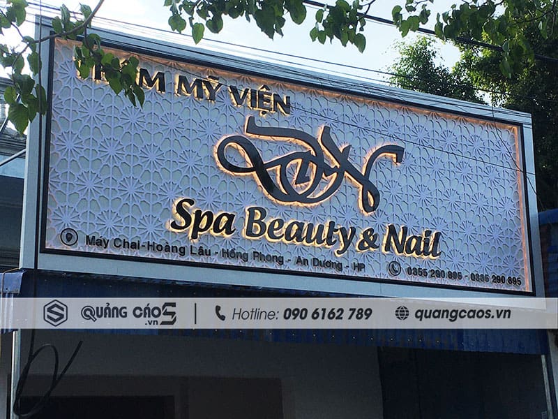 Làm biển quảng cáo Thẩm mỹ viện DN tại An Dương Hải Phòng Làm biển quảng cáo Thẩm mỹ viện DN tại An Dương Hải Phòng