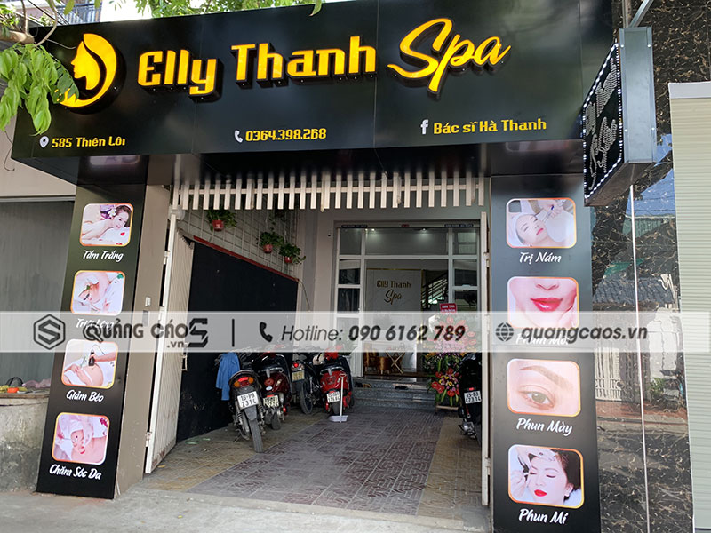 Thiết kế biển quảng cáo Spa Thiết kế biển quảng cáo Spa
