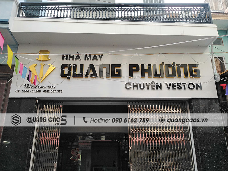 Biển quảng cáo Nhà May Quang Phương - 12/292 Lạch Tray