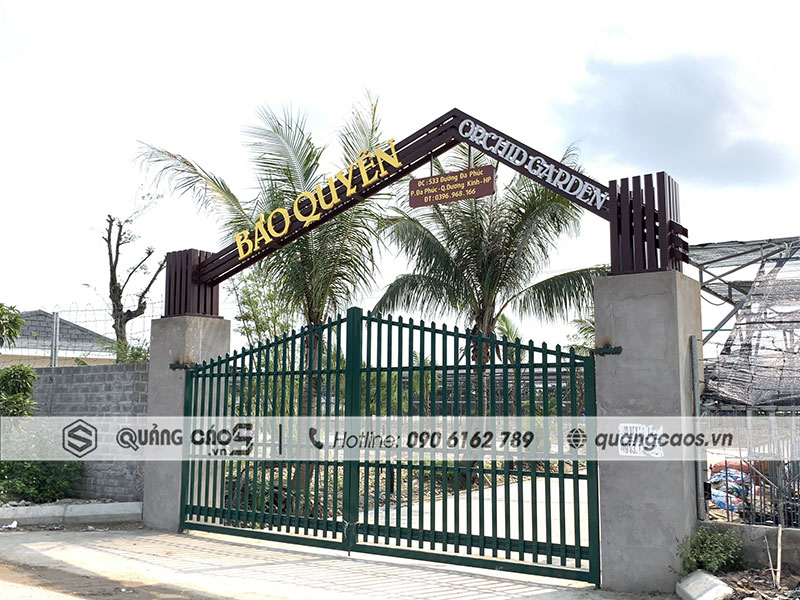 Thi công biển quảng cáo Bảo Quyên Garden Thi công biển quảng cáo Bảo Quyên Garden