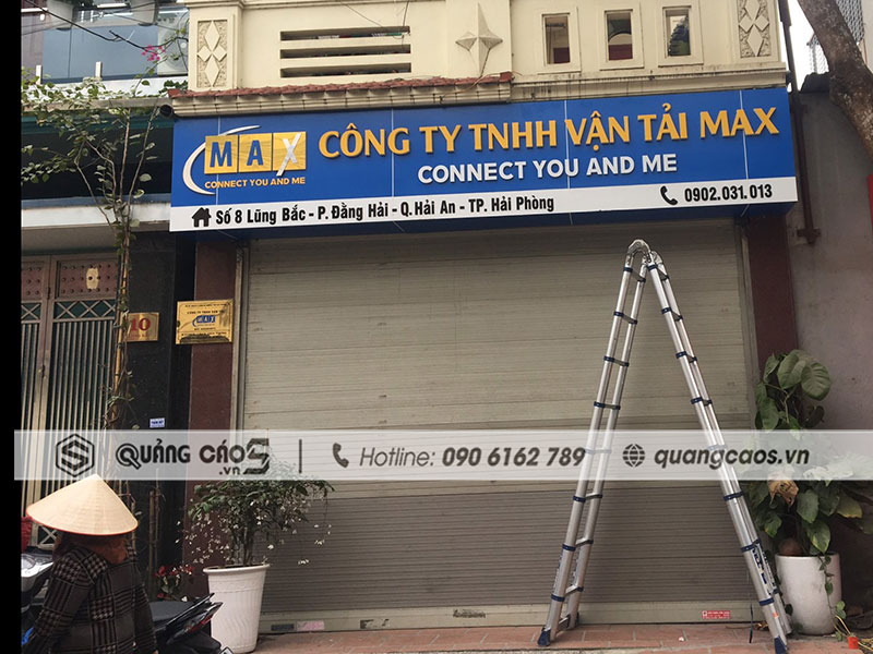 Biển quảng cáo công ty Max tại Hải An Hải Phòng Biển quảng cáo công ty Max tại Hải An Hải Phòng