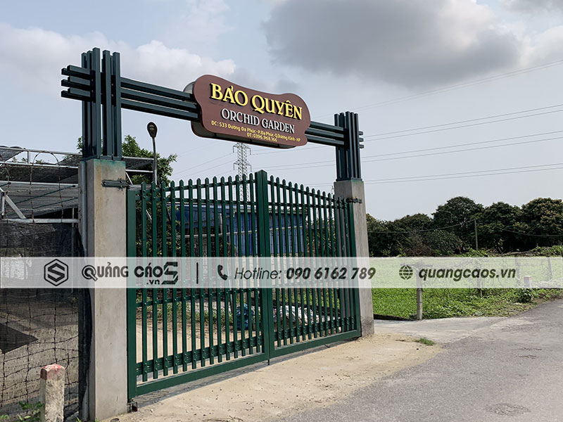Làm biển quảng cáo Bảo Quyên Garden Làm biển quảng cáo Bảo Quyên Garden