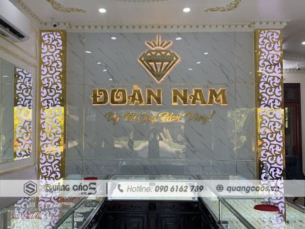 Làm biển quảng cáo Vàng Đoàn Nam tại Phạm Văn Đồng Dương Kinh Hải Phòng