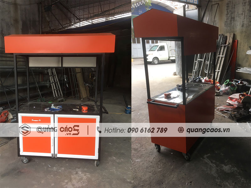 Làm xe bán hàng lưu động vỉa hè Làm xe bán hàng lưu động vỉa hè