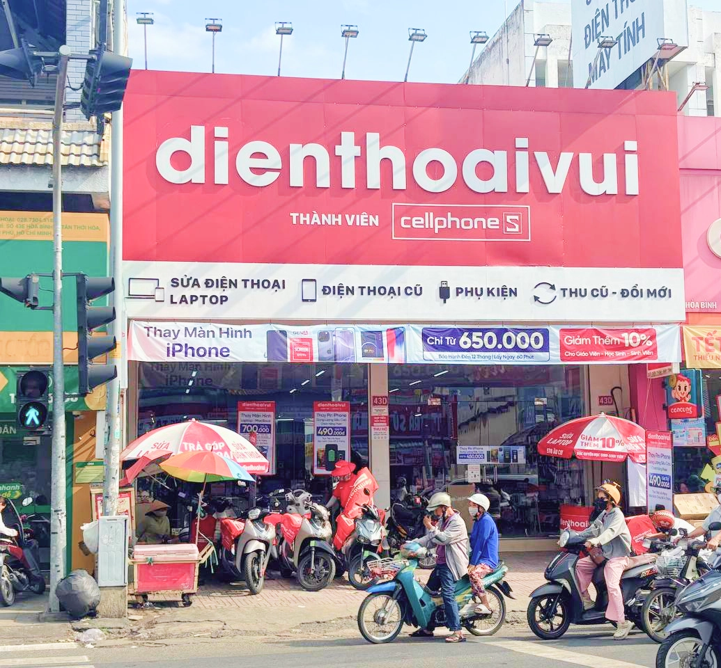 Địa chỉ hệ thống cửa hàng Điện Thoại Vui toàn quốc